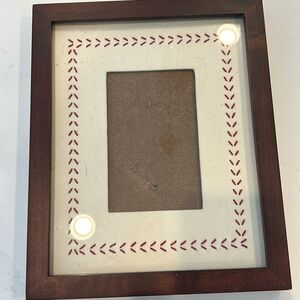 Baseball theme picture frame